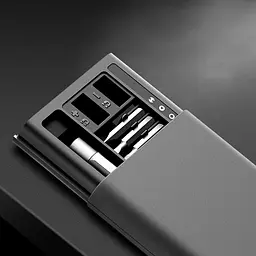 Набір магнітних прецизійних викруток Kit Bits Hammer 25 в 1 для точних робіт, дрібного ремонту в кейсі - мініатюра 3
