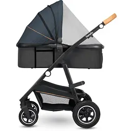 Універсальна коляска 2 в 1 Lionelo Amber 2 Blue Navy, темно-синя (LO-AMBER BLUE NAVY (2in1)) - мініатюра 4