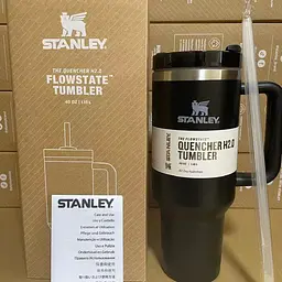 Термокухоль Stanley Quencher H2.0 Tumbler з неіржавкої сталі 1,18 л Matte Black KT6007820