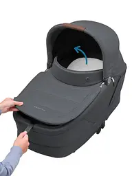 Люлька до коляски Maxi-Cosi Sense Twillic Graphite (1522204110) - мініатюра 4