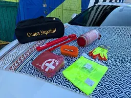Набір автомобіліста Старт Слава Україні чорний 01-206-IS - мініатюра 3