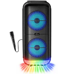Акустична система 1.0 Media-Tech 50W, Bluetooth/FM/MP3/AUX/SD/USB/КАРАОКЕ/LED, чорна - мініатюра 5