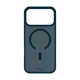 Чохол MAKE Apple iPhone 17 Pro Max Silicone Aura Magnet Dark Blue - мініатюра 6