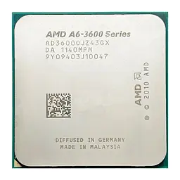 Процесор AMD A6-3600 2.1-2.4 GHz, FM1 65W Б/В