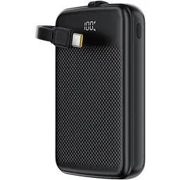 Універсальна мобільна батарея Acefast 10000mAh 22.5W PD,QC3.0 2xUSB-C,USB-A, with build Type-C cable, M13 Чорний