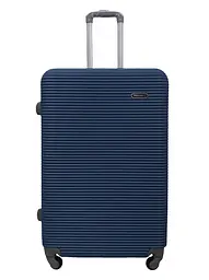 Валіза велика L ABS-пластик Milano bag 004 75,5×50×33,5см 105л Темно-синій