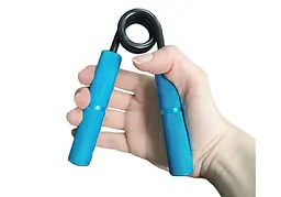 Кистьовий еспандер EasyFit Hand Grip PRO 114 кг синій (250 lb) - мініатюра 2