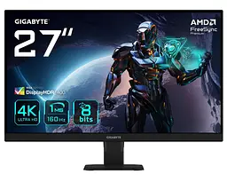 Монітор 27" Gigabyte GS27U Gaming Monitor UHD IPS 160Hz (GS27U Gaming Monitor)