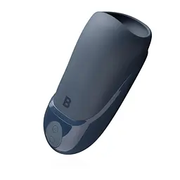 Мастурбатор Boners Vibrating Blow Job Simulator з вібрацією сірий - мініатюра 5