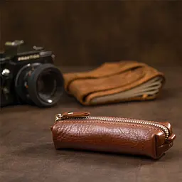 Ключниця з натуральної шкіри Grande Pelle 11388 коричневий - мініатюра 9