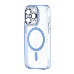 Чохол Splatter with MagSafe Protected Camera iPhone 14 Pro Light Blue