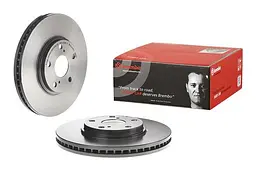 Диск гальмівний передній вентильований Toyota Highlander, Harrier 96-14р Brembo (09.A110.11) - мініатюра 2