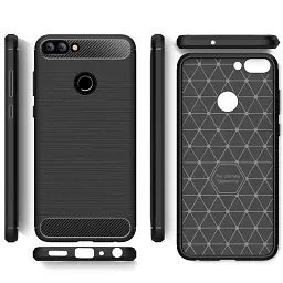 Чохол до мобільного телефона Laudtec для Huawei Y7 Prime 2018 Carbon Fiber (Black) (LT-YP2018) - мініатюра 2