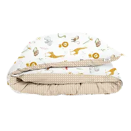 Підковдра дитяча Cosas Africa Zoo 110х140 см жовта (AfricaZoo_DotsBeige_140q)
