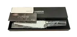 Ніж сантоку 18 см Damascus DK-AK 3004 AUS-10 дамаська сталь 73 шари - мініатюра 4