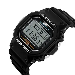 Чоловічий наручний годинник 1134BKWT Black-White Skmei acs0030853 - мініатюра 3