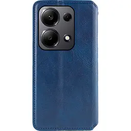 Чохол-книжка GETMAN Cubic Case для Redmi Note 13 Pro 4G/ Poco M6 Pro 4G/ Note 14S Blue [105395] - мініатюра 3