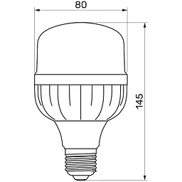 LED лампа Titanum A80 20W E27 6500К (TL-HA80-20276) - мініатюра 3