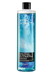 Шампунь-гель для душу для чоловіків Avon «Збадьорюючий океан», 500 мл - мініатюра 1