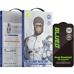 Захисне 2.5D скло Drop-Resistant для Apple iPhone 17 Pro Max Blueo teh0030792
