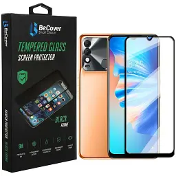 Скло захисне BeCover Tecno Spark 8T Black (707328) - мініатюра 3