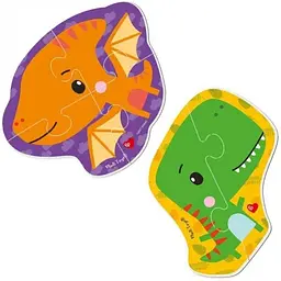 Гра настільна Vladi Toys Maгнітні бебі пазли. ДинозаврикиVT3208-16 (4820234761661)