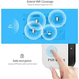 Ретранслятор Wi-Fi Pix-Link LV-WR03 репітер підсилювач сигналу White (16170) - мініатюра 4