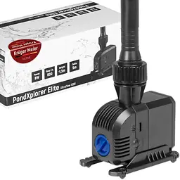 Насос-фонтан з фільтром Kruger Meier PondXplorer Elite 1200 для садового ставка 3-в-1 (600 л/г)