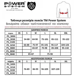 Пояс для важкої атлетики Power System PS-3800 PowerLifting Black/Blue L - мініатюра 5