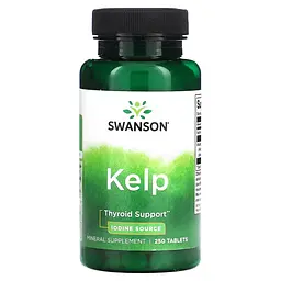 Йод із Атлантичних водоростей Kelp Iodine Source - 250 таблеток