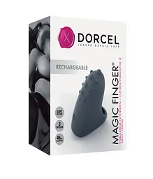 Вібратор на палець Dorcel MAGIC FINGER Black перезаряджуваний, 3 режими роботи - мініатюра 6