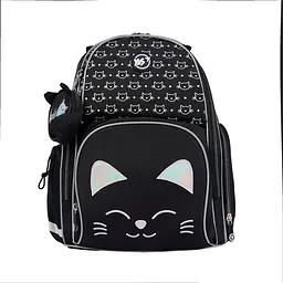 Рюкзак шкільний напівкаркасний Yes Smiling Cats S-100 - мініатюра 3