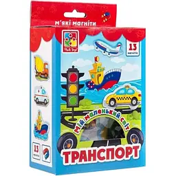Гра Vladi Toys VT3106-12 Мій маленький світ на магнітах. Транспорт