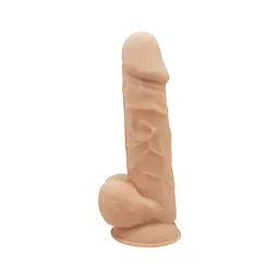 Двошаровий фалоімітатор SilexD Norman Flesh Model 4 size 8.5 in, 23х4.7 см (тілесний) - мініатюра 2