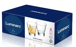 Набір низьких склянок Luminarc Shetland 6х320мл для напоїв (N8005) - мініатюра 2