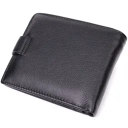 Чоловічий шкіряний портмоне ST Leather 12,2х10,3х2 см acs0028312 - мініатюра 2