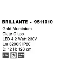 Підвіс Nova Luce BRILLANTE 9511010 - мініатюра 8