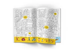 Книга Віммельбух-розмальовка. Професії 3306 Різнокольоровий shop (9786175473306) - мініатюра 3