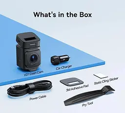 Відеореєстратор Baseus 3K Dash Cam VD1 Front (C10669000123-00) - мініатюра 5