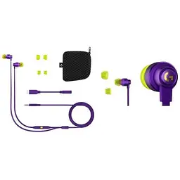 Ігрові навушники Logitech G333 Gaming Earphones фіолетові (981-000936) 981-000936 - мініатюра 4