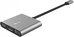 Адаптер Trust Dalyx Usb-C 3-в-1 - Type-C HDMI Usb (TR-23772) - мініатюра 2