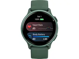 Смарт-годинник Garmin Vivoactive 6 Metallic Jasper Green with Jasper Green Band (010-02985-02) - мініатюра 4