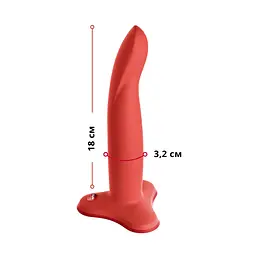 Фалоімітатор Fun Factory LIMBA FLEX M, кораловий - мініатюра 2