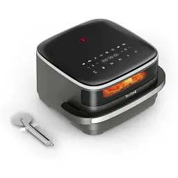 Мультипіч Tefal Easy Fry XL Surface 2200 Вт чорно-сіра (FW402HE0) - мініатюра 3