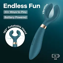 Вібратор для пар Satisfyer Endless Fun Battery Series, три мотора, багатофункціональний - мініатюра 6