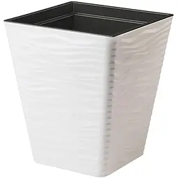 Горщик для квітів Form-Plastic Sahara квадро-40 41 л білий (3940-011)