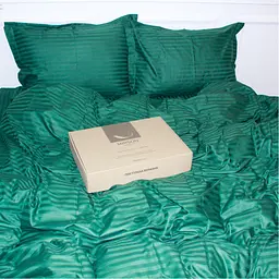 Постільна білизна MirSon Satin 30-0017Green 160х220 Сімейний (2200005254127) - мініатюра 8