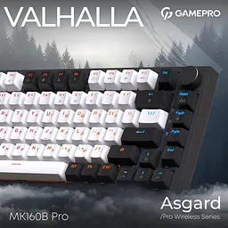 Клавіатура GamePro Asgard Valhalla Pro QLAB Sakura Switch Black (MK160-B-QS-PRO) - мініатюра 6