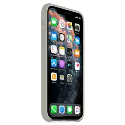 Чохол Silicone Case без Logo AA для Apple iPhone 11 Pro Max 6.5" Сірий / Grey - мініатюра 3