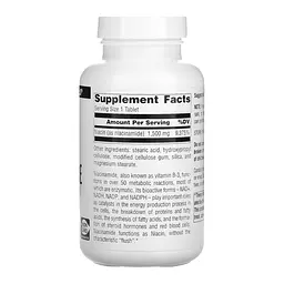 Вітамін B3 Source Naturals 1500 мг (Niacinamide B-3) - 100 таблеток - мініатюра 2